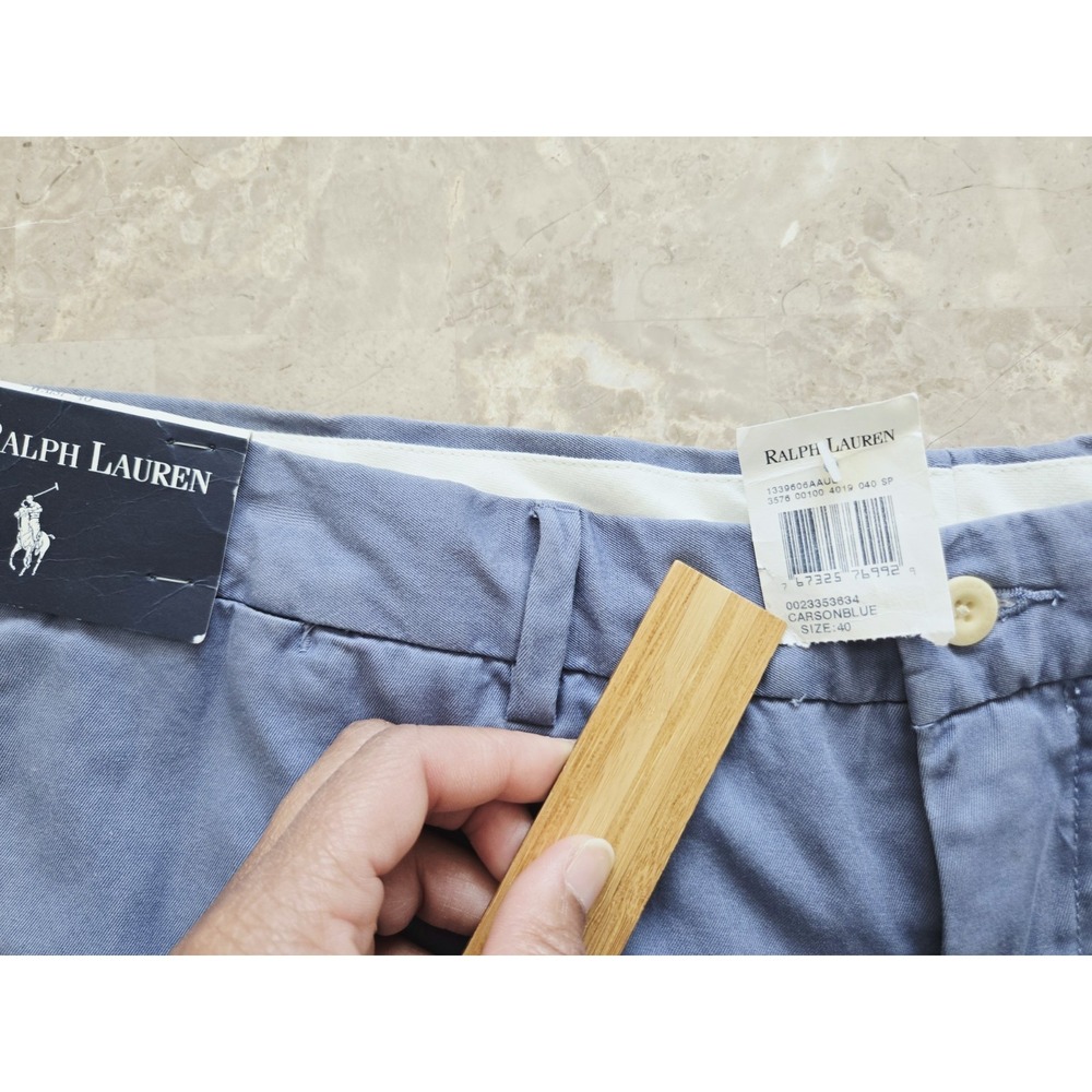 NWT Vintage Polo Ralph Lauren Men's Shorts Sz 40 Blue Preppy Coastal Nautical - Picture 8 of 14